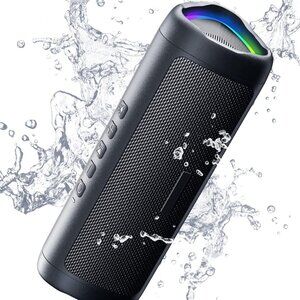 Bluetooth Speaker with HD Sound, Portable Wireless, IPX5 Waterproof